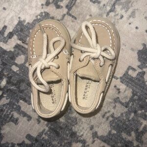 Sperry Beige Infant Boat Shoes